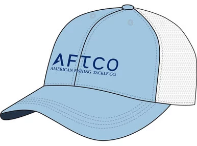 Aftco Samurai Trucker Hat - Light Blue 3 Aftco Samurai Trucker Hat - Light Blue