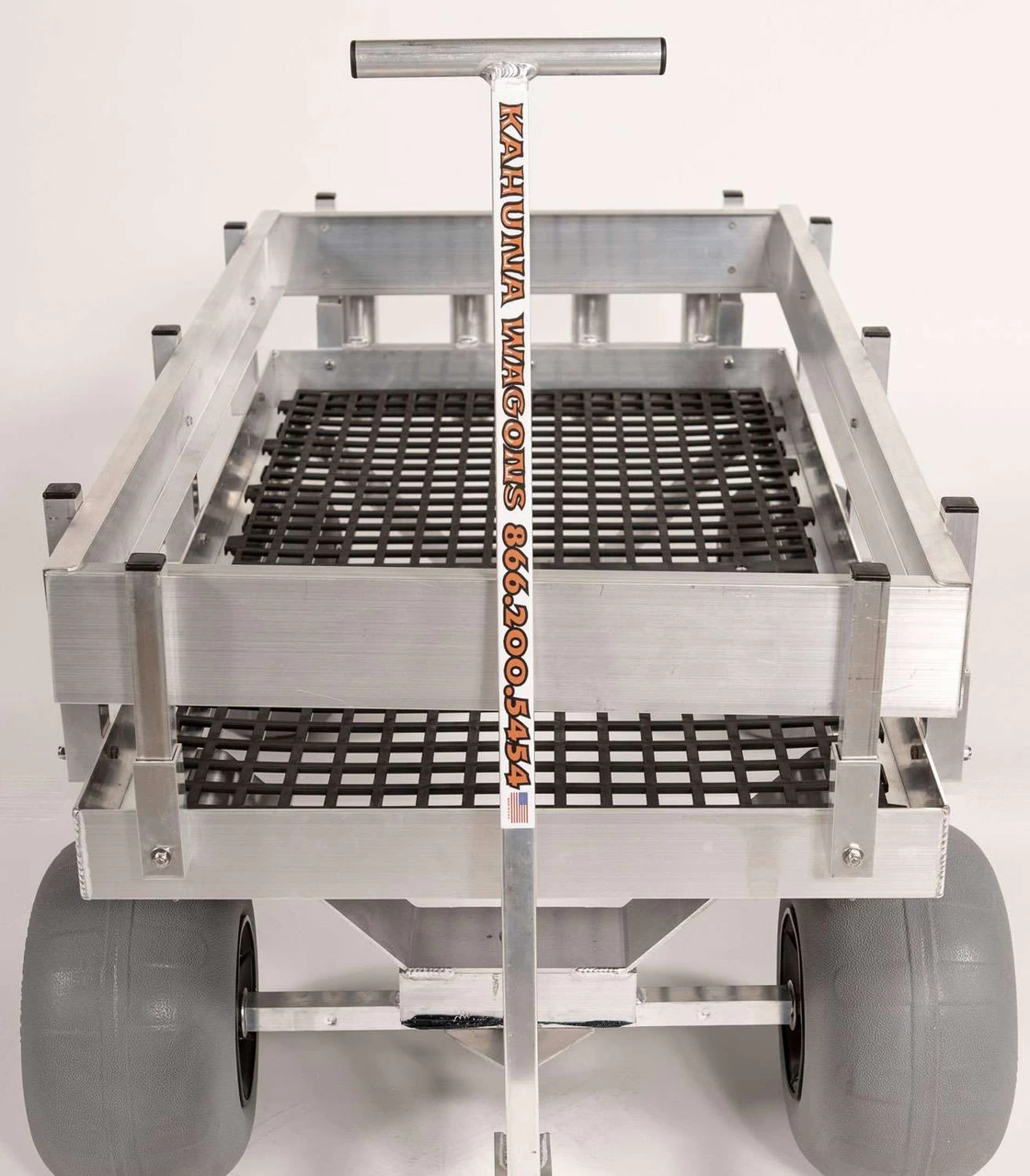 Alumacart Big Kahuna Beach Wagon W/UV Decking 4 Alumacart Big Kahuna Beach Wagon W/UV Decking - Image 2