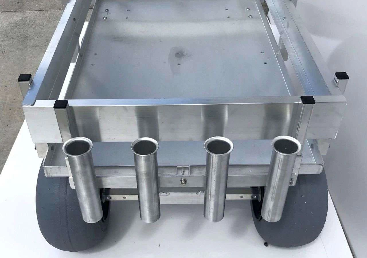 Alumacart One Rod Rack - Four Rod Holder 4 Alumacart One Rod Rack - Four Rod Holder - Image 2