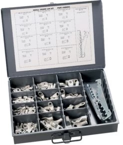 Ancor Tinned Copper Lug Kit W/ Crimper - 100-Piece