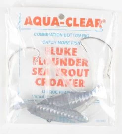 Aqua Clear Fluke/Flounder/Trout/Croaker High Low Rig