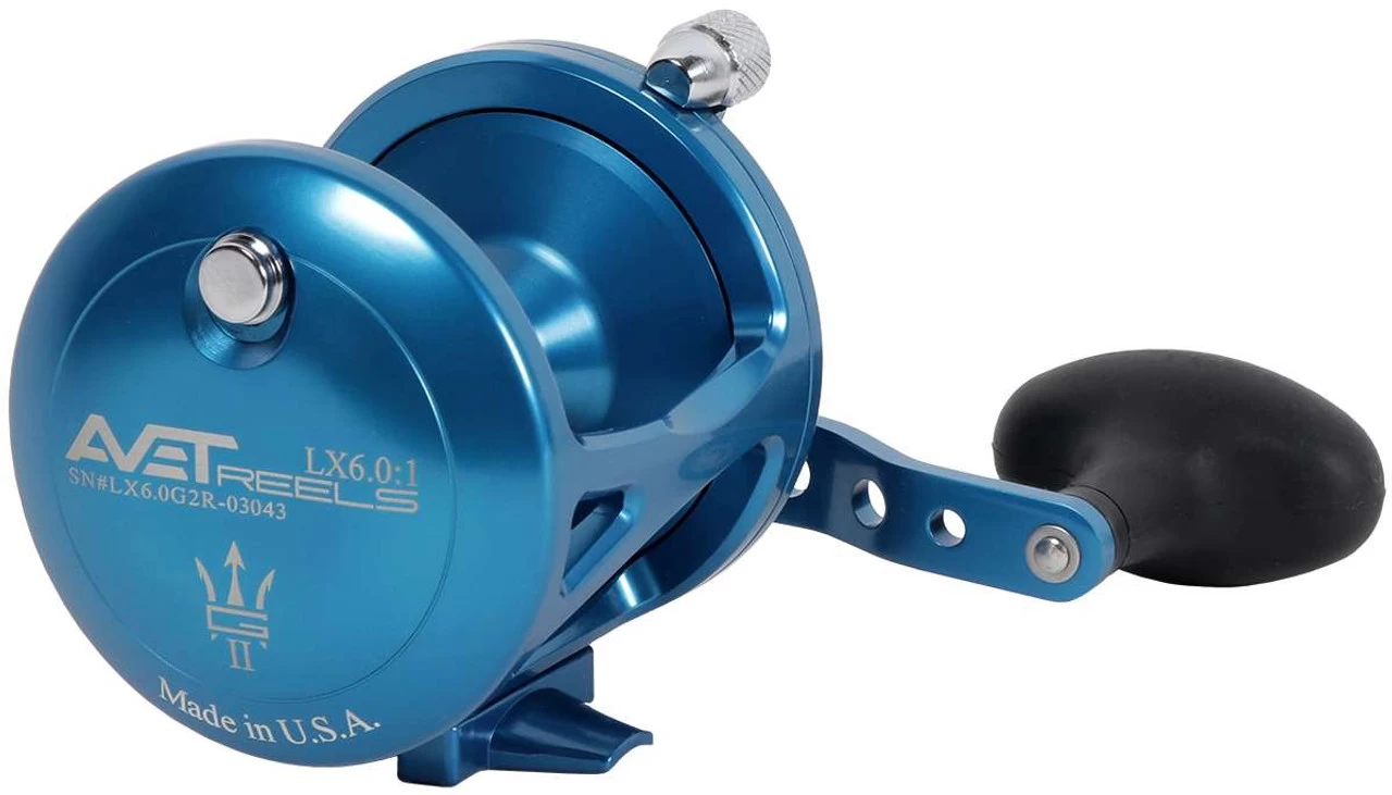 Avet LX 6.0 G2 1 Speed Reel - Blue (No Glide Plate) 5 Avet LX 6.0 G2 1 Speed Reel - Blue (No Glide Plate) - Image 3