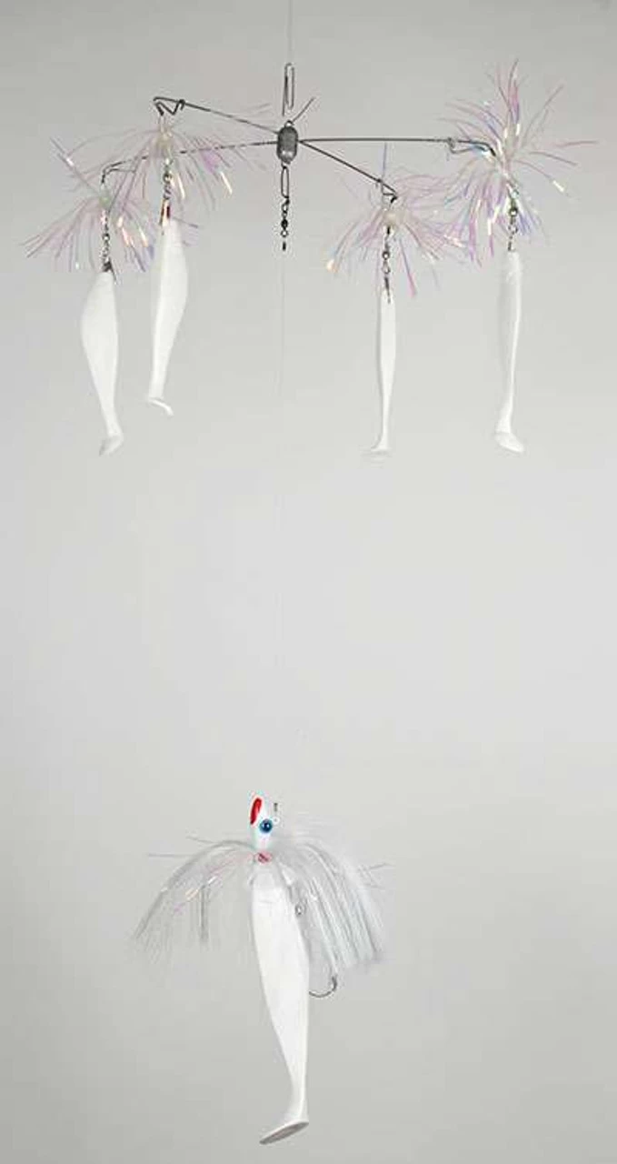 Blue Water Candy 15in Striperbella W/ 4oz Parachute 5 Blue Water Candy 15in Striperbella W/ 4oz Parachute - Image 3