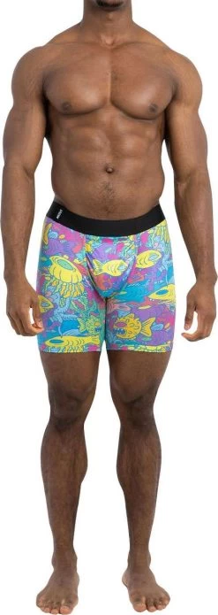BN3TH Entourage Boxer Briefs - Go Fish - Small -Fishing Tackle Shop bn3th entourage boxer briefs go fish s 70302.1651413850