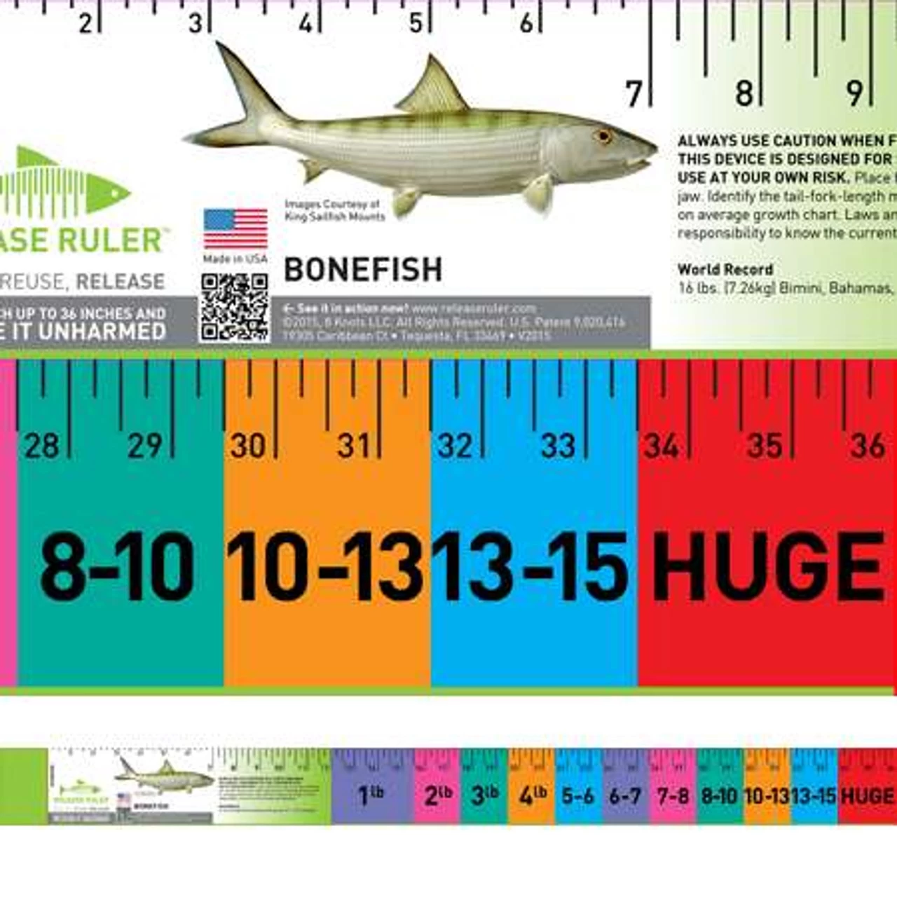 Bonefish Release Ruler 3 Bonefish Release Ruler