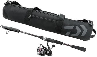 Daiwa Crossfire Compact Travel Spinning Combo 3 Daiwa Crossfire Compact Travel Spinning Combo