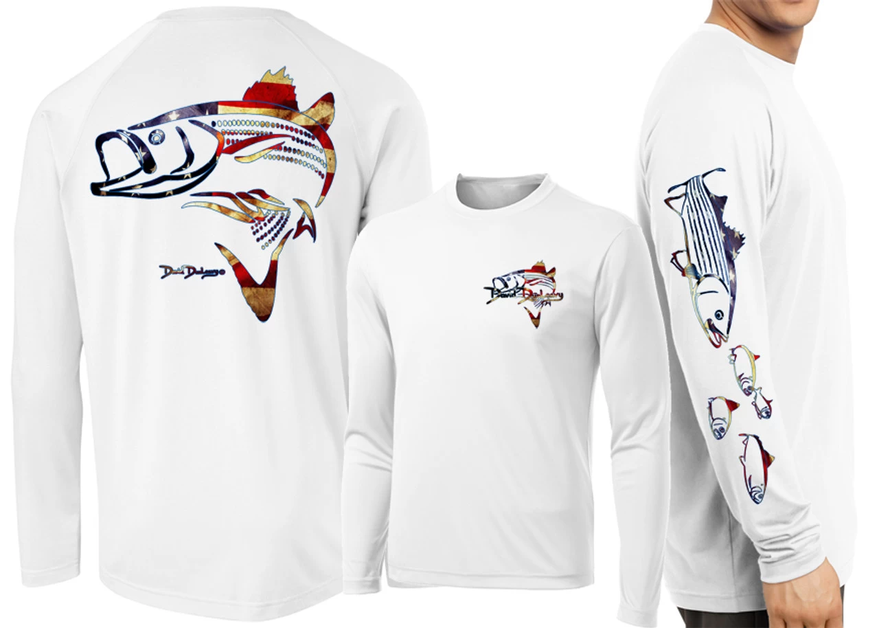 David Dunleavy Striper USA Long Sleeve Shirts 4 David Dunleavy Striper USA Long Sleeve Shirts - Image 2