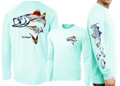 David Dunleavy Striper USA Long Sleeve Shirts 10 David Dunleavy Striper USA Long Sleeve Shirts -Fishing Tackle Shop david dunleavy dmw2008 striper deco usa long sleeve shirts 40523.1651291624
