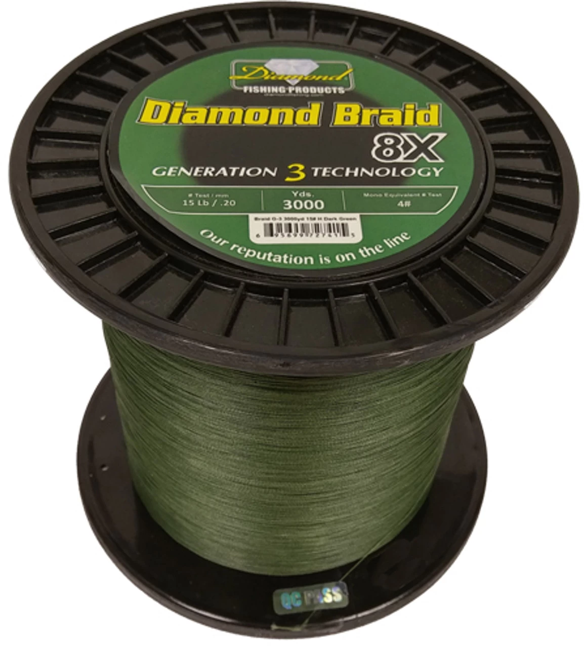 Diamond Braid Generation III 8X Braided Line - Green 3 Diamond Braid Generation III 8X Braided Line - Green