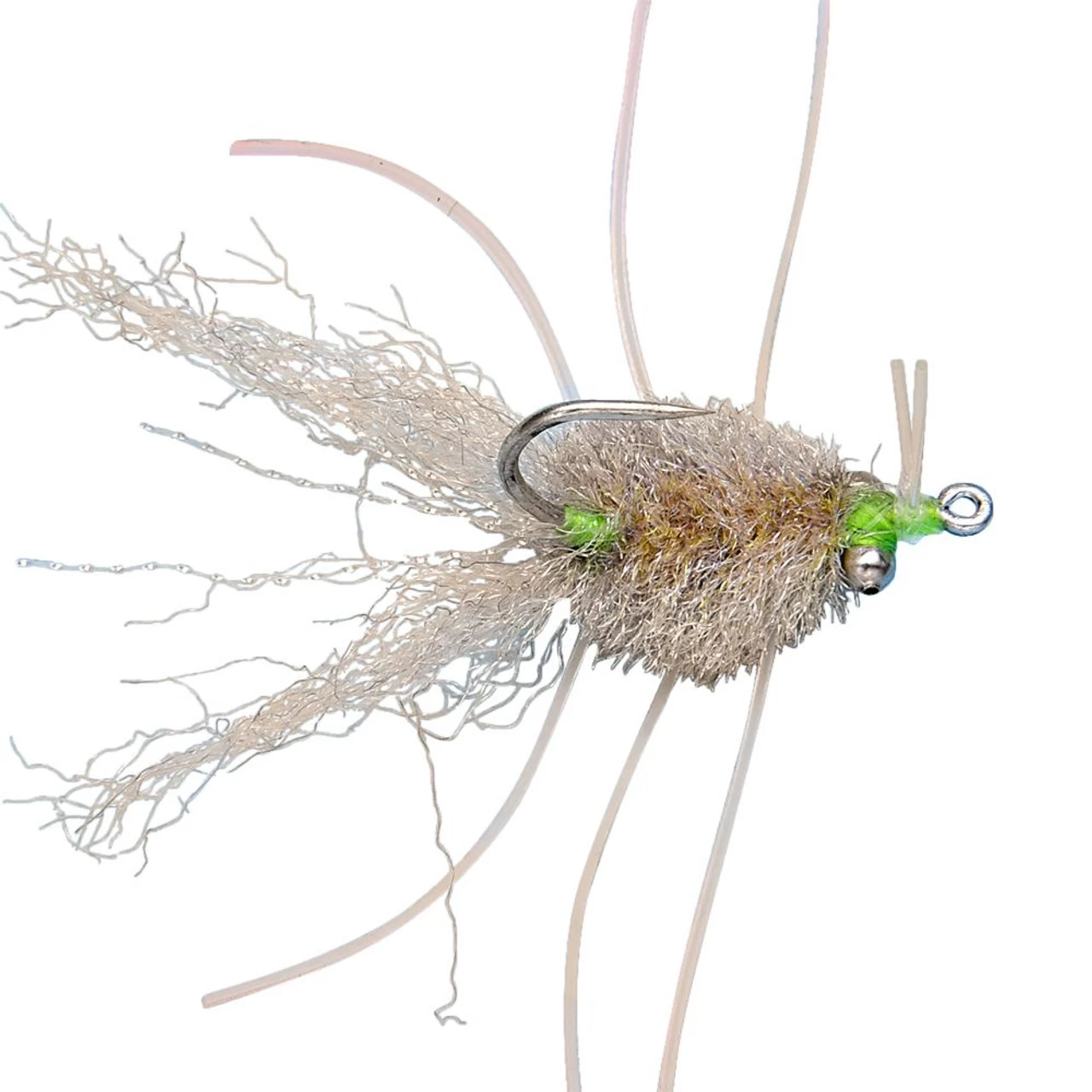 Enrico Puglisi Micro Crab Saltwater Fly W/ Bead Chain Eye 3 Enrico Puglisi Micro Crab Saltwater Fly W/ Bead Chain Eye