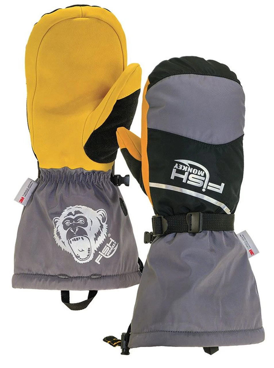 Fish Monkey Yeti Mitten Ice Fishing Glove 3 Fish Monkey Yeti Mitten Ice Fishing Glove