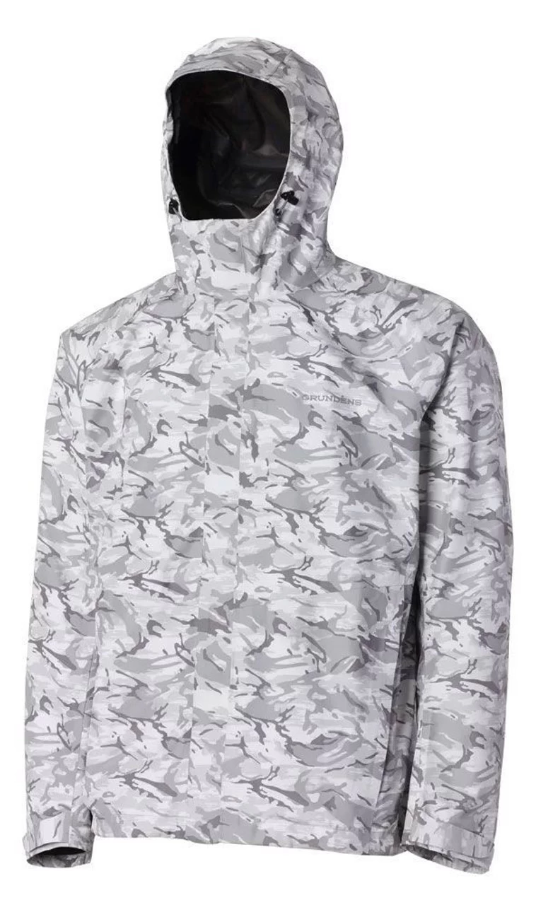 Grundens Charter Gore Tex Paclite Jacket - Glacier Camo - L 3 Grundens Charter Gore Tex Paclite Jacket - Glacier Camo - L
