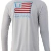 Huk And Bars Pursuit Long Sleeve Shirt - Oyster 2 Huk And Bars Pursuit Long Sleeve Shirt - Oyster -Fishing Tackle Shop huk and bars pursuit long sleeve shirt 24704.1665929583