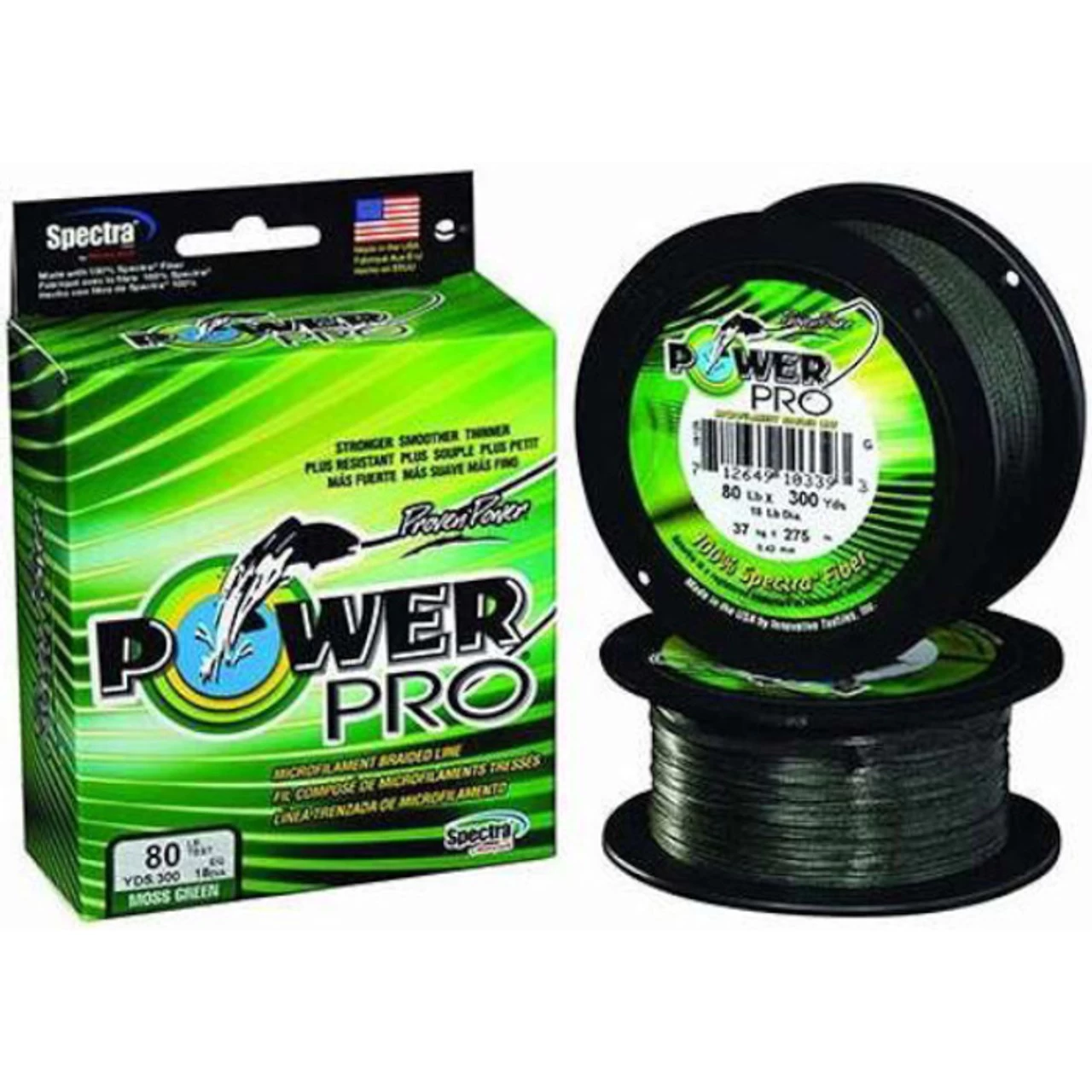 Power Pro PowerPro Braided Spectra Fiber Fishing Line Moss Green 50LB 300 Yds 3 Power Pro PowerPro Braided Spectra Fiber Fishing Line Moss Green 50LB 300 Yds