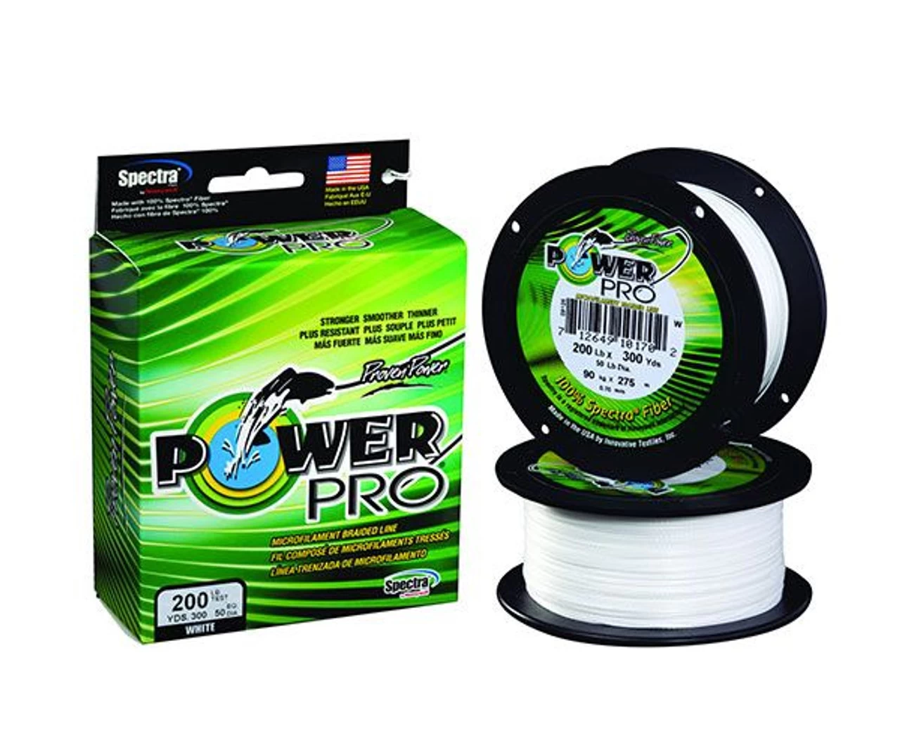 Power Pro PowerPro Fishing Line Braided Spectra 100Lb 1500Yds White 3 Power Pro PowerPro Fishing Line Braided Spectra 100Lb 1500Yds White