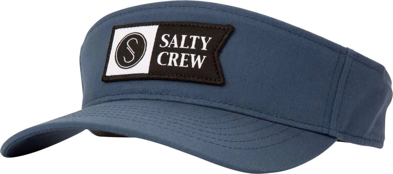 Salty Crew Alpha Patched Visor - Navy 3 Salty Crew Alpha Patched Visor - Navy