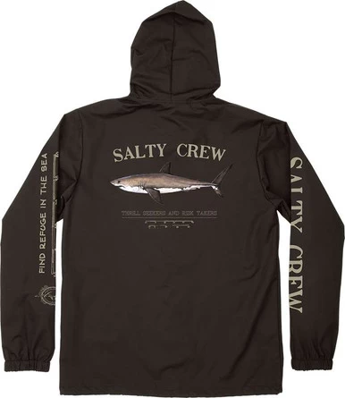 Salty Crew Bruce Snap Jacket - Black 3 Salty Crew Bruce Snap Jacket - Black