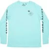 Salty Crew Hotwire Pinnacle Raglan Shirt - Aqua