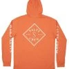 Salty Crew Tippet Pocket Hood Tech Tee - Sunburn - Large -Fishing Tackle Shop salty crew tippet pocket hood tech tee sunburn l 14188.1651451080
