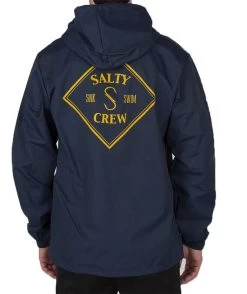 Salty Crew Tippet Snap Jacket - Navy - X-Large -Fishing Tackle Shop salty crew tippet snap jacket navy xl 21229.1651418622