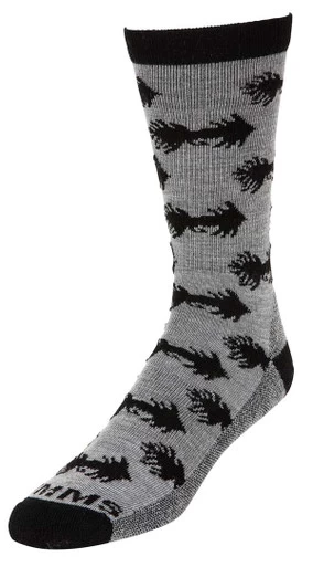 Simms Daily Sock - Woolly Bugger Steel - Medium 3 Simms Daily Sock - Woolly Bugger Steel - Medium