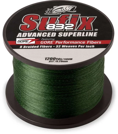 Sufix 832 Advanced Superline 660-365L Lo-Vis Green 65lb 1200yds 3 Sufix 832 Advanced Superline 660-365L Lo-Vis Green 65lb 1200yds