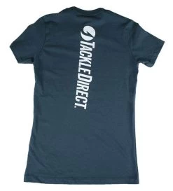 TackleDirect Hook Logo Womens T-Shirts -Fishing Tackle Shop tackledirect hook logo womens t shirts 26177.1651326428