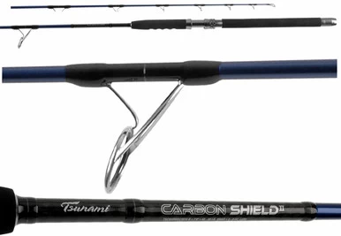 Tsunami TSCSHDPSII762H-B Carbon Shield II Boat Popping Rod 3 Tsunami TSCSHDPSII762H-B Carbon Shield II Boat Popping Rod
