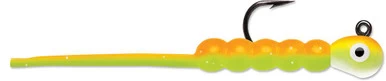 VMC Tungsten Wax Tail Jig - 1/16oz - Orange Chartreuse Glow 3 VMC Tungsten Wax Tail Jig - 1/16oz - Orange Chartreuse Glow