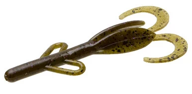 Zoom Baby Brush Hog Bait - 4in - Green Pumpkin Purple 3 Zoom Baby Brush Hog Bait - 4in - Green Pumpkin Purple